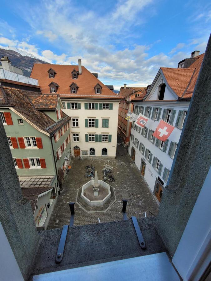 Zunfthaus Zur Rebleuten Chur Bagian luar foto