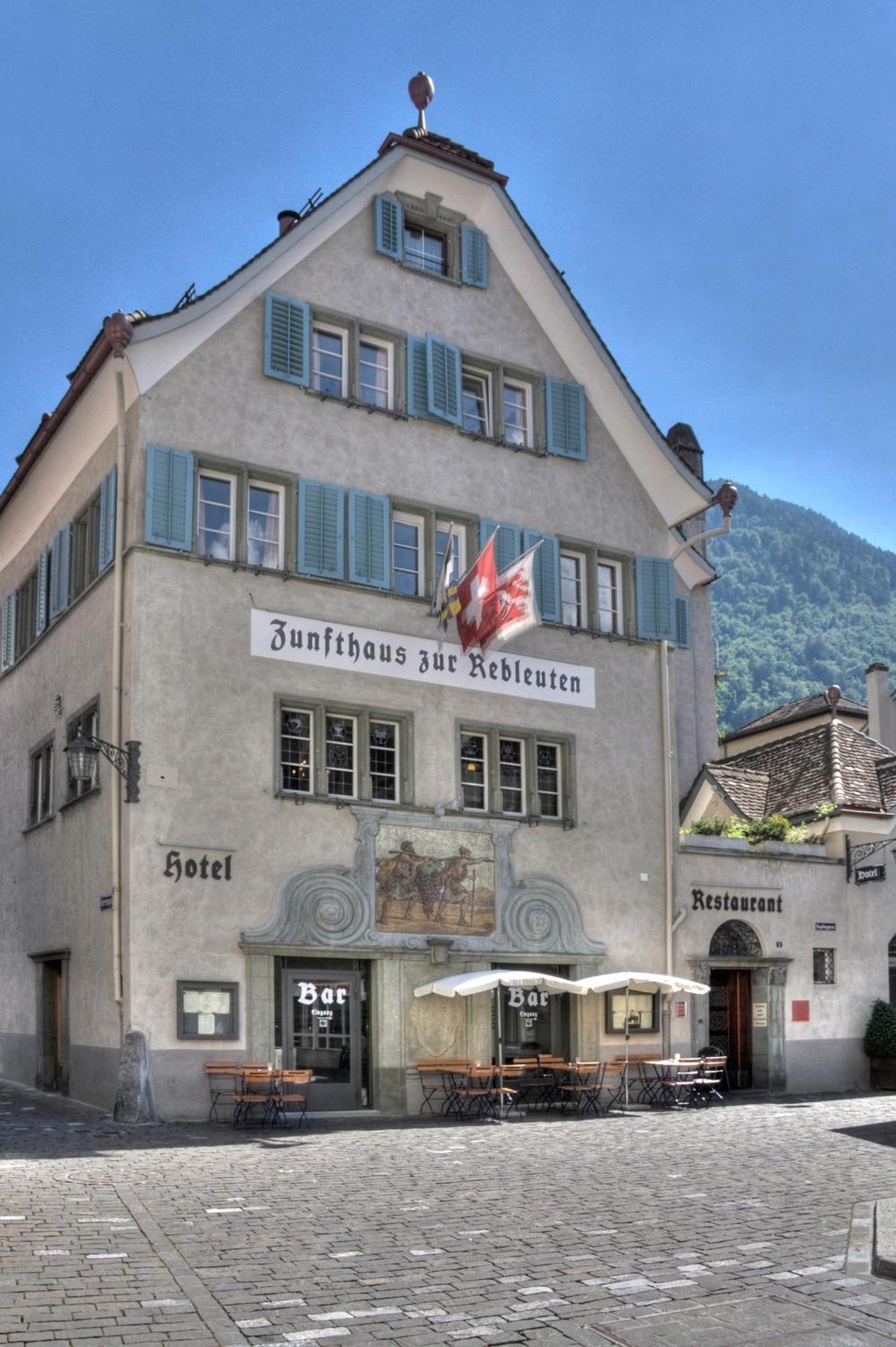 Zunfthaus Zur Rebleuten Chur Bagian luar foto
